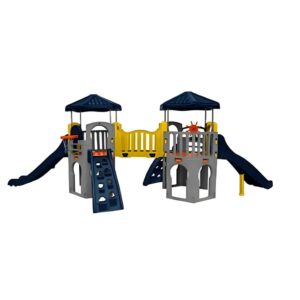 Playground Eco Spring Plus com escorregador infantil freso